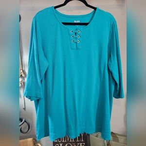 Blair Blue Relaxed Top